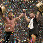 I saw both Benoit & Guerrero win titles at WrestleMania XX. Both Gone.