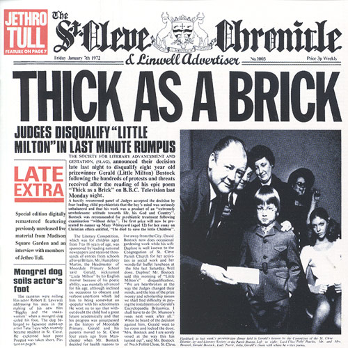 Thick As A Brick – Jethro Tull
