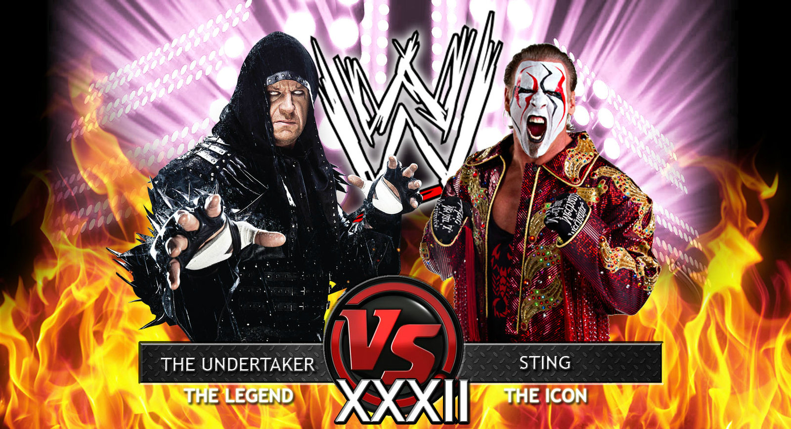 WrestleMania 32 Undertaker Vs. Sting