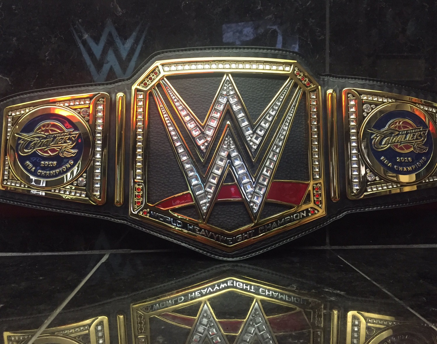 Cavs WWE World Title Belt
