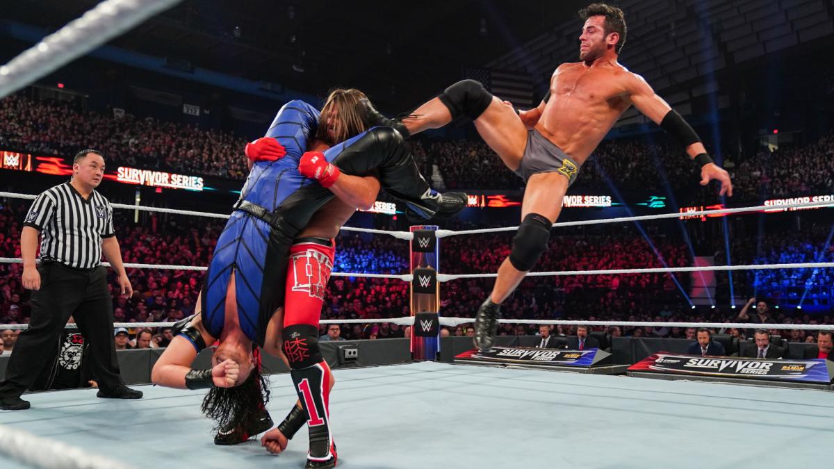 Roderick Strong, AJ Styles and Shinsuke Nakamura - Survivor Series 2019